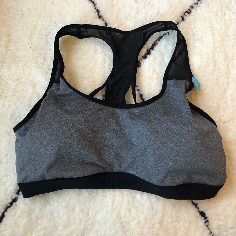 Marika Sports Bra Gray and Black